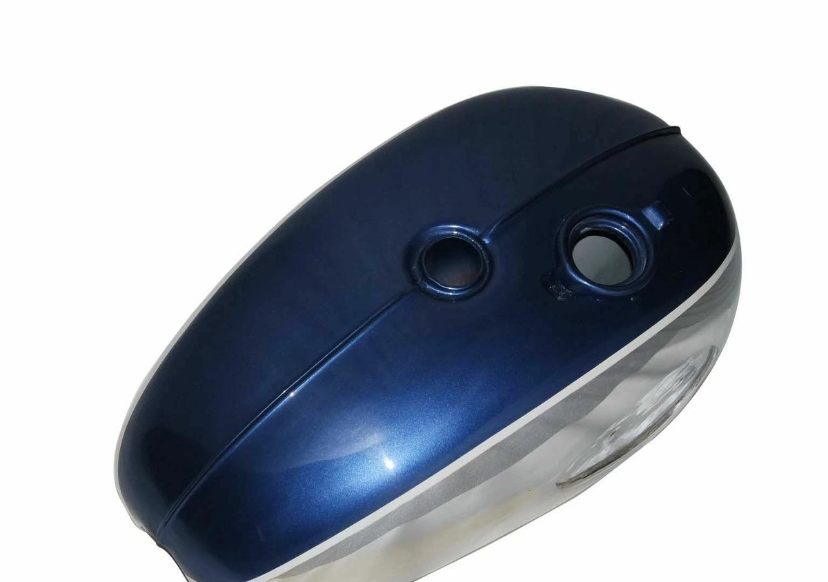 Petrol Fuel Tank with Cap for BSA Thunderbolt A65 (1960) - Blue Painted, Chrome