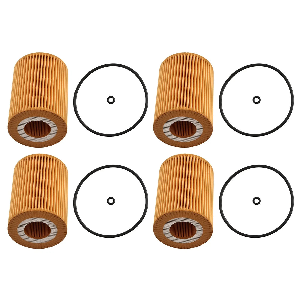 Set of 4 Oil Filters for Mercedes GL350 ML350 E350 R350 (2007–2012)