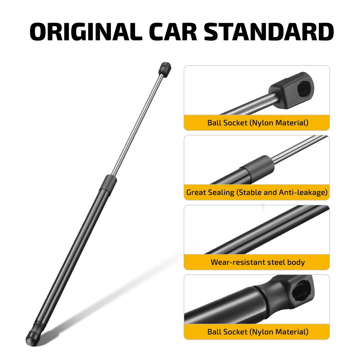 Gas Shock Spring Lift Support Strut for Tonneau Cover (23 inch, 80lb, 355N, ML3870)