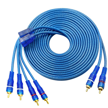 YQMRCZRF RCA Car Audio Y Splitter Adapter Cord 2 Channel to 4 Channel