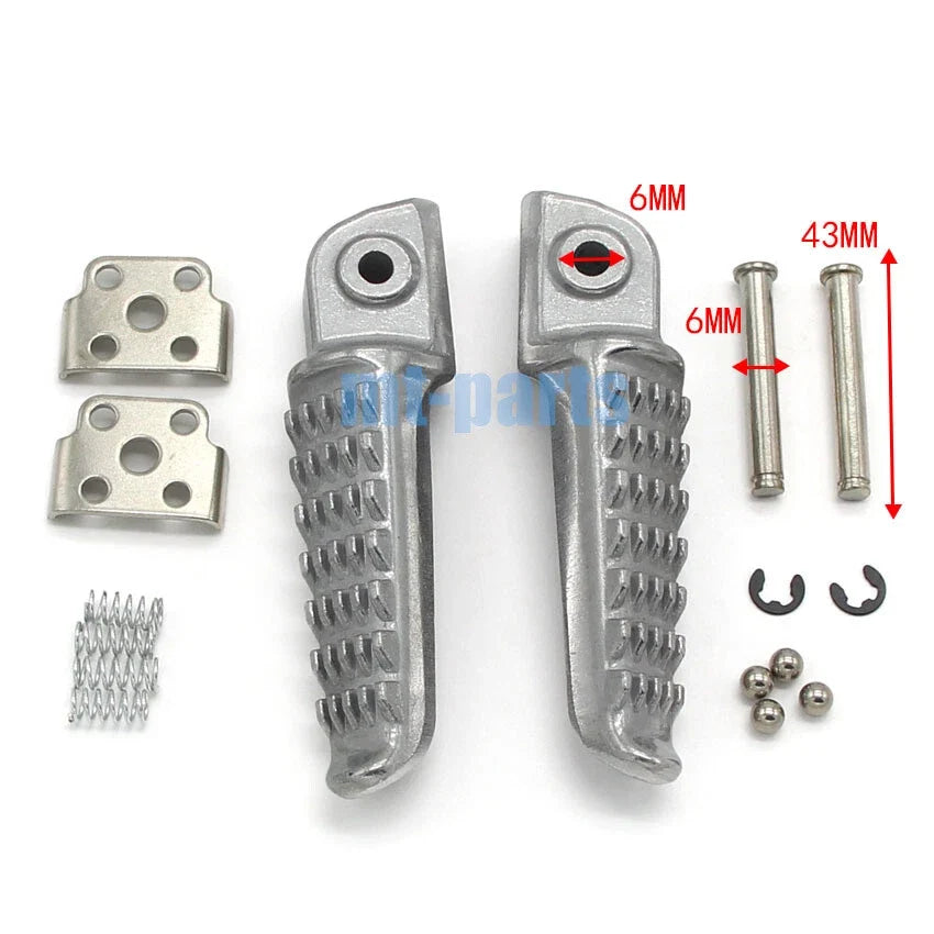 Rear Footrest Pegs for Kawasaki ZX600 Ninja ZX6R (2000–2017)