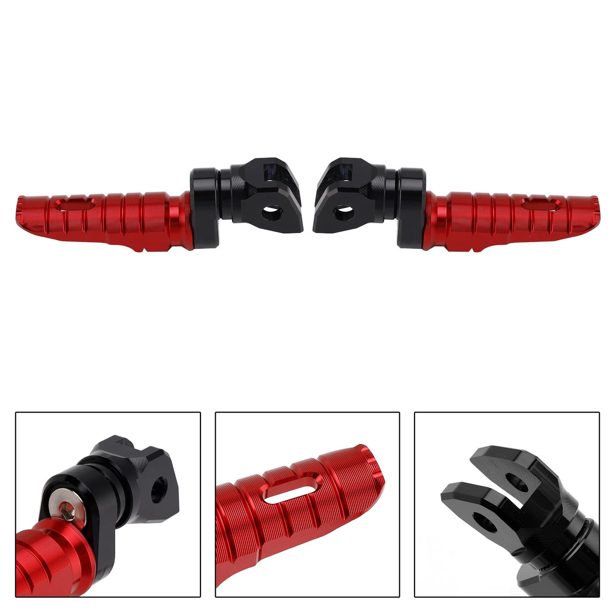 Front Footrests Foot Pegs for Indian FTR1200 (2019–2025) FP-394-Red
