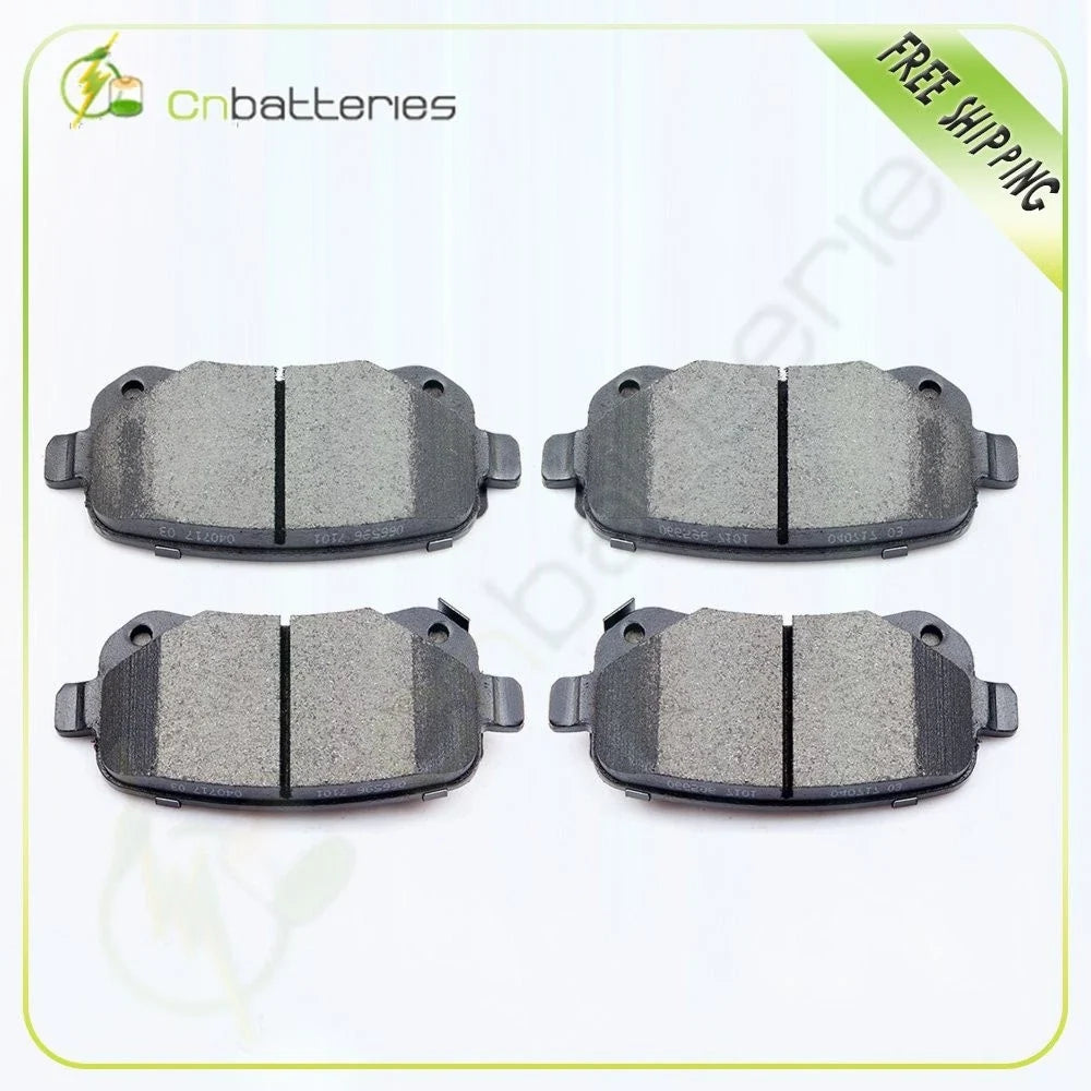 4X Ceramic Brake Pads Rear for Dodge Ram, Chrysler, Volkswagen