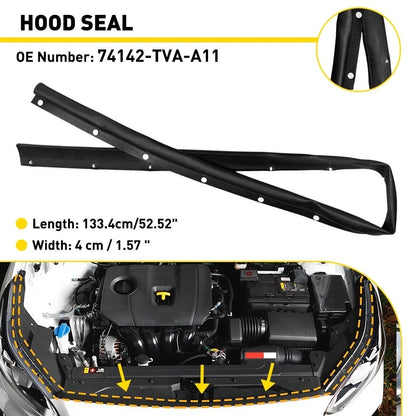 Rubber Hood Seal Strip for Honda Accord (2018–2022)