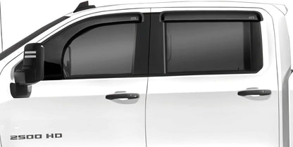 Set of 4 Bubble Rain Guards for Silverado Sierra 2500 3500 (2014–2019) 82742S