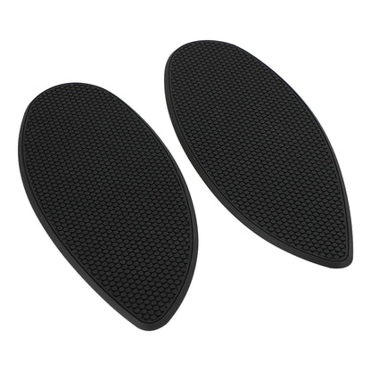 2X Tank Traction Grip Pads Black for Aprilia RS 660 / Tuono 660 (2021–2022)