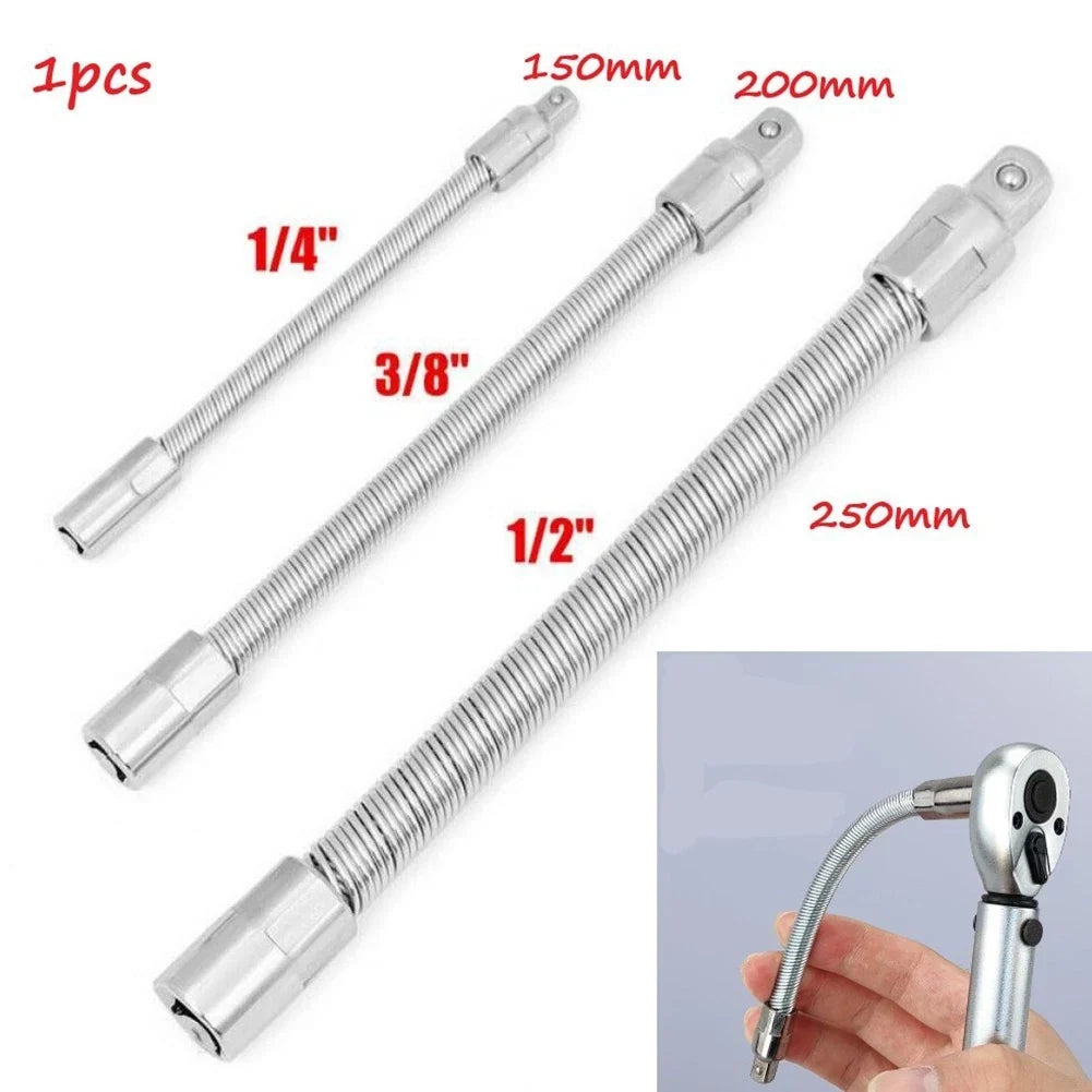 Flexible Socket Extension 90-Degree Bend for Automotive Use (1pc)