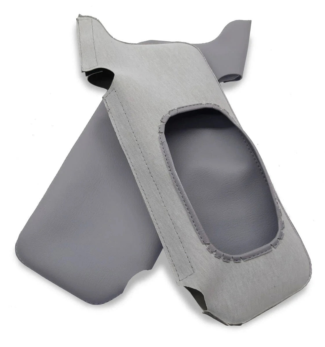 Sunvisors Cover Skin for Honda Civic (2001–2005) Gray PVC Leather