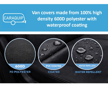 Set of 2 Heavy Duty Waterproof Seat Covers for VW T5 (2010–2015) SWVSC4