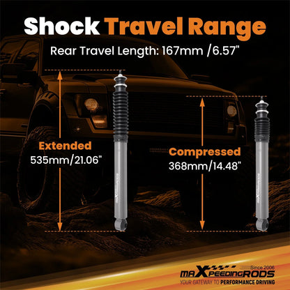 Rear Lowering Kit with Adjustable Shackles for Ford F100 Ranger (1973–1979)