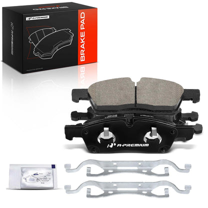 Set of 4 Front Ceramic Brake Pads for Jeep Grand Cherokee (2011–2016)