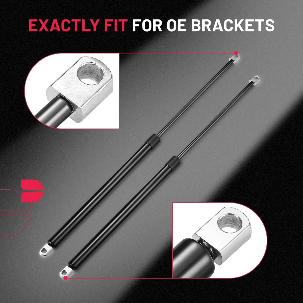 28in 150lb Gas Struts for Dometic Awning Heavy Truck Cap for Well Pit (Year)