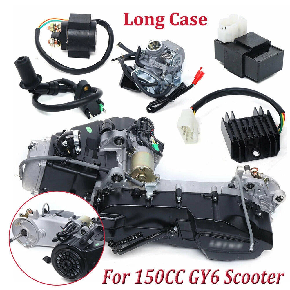 Complete Engine Motor for GY6 150CC Scooter (4-Stroke)
