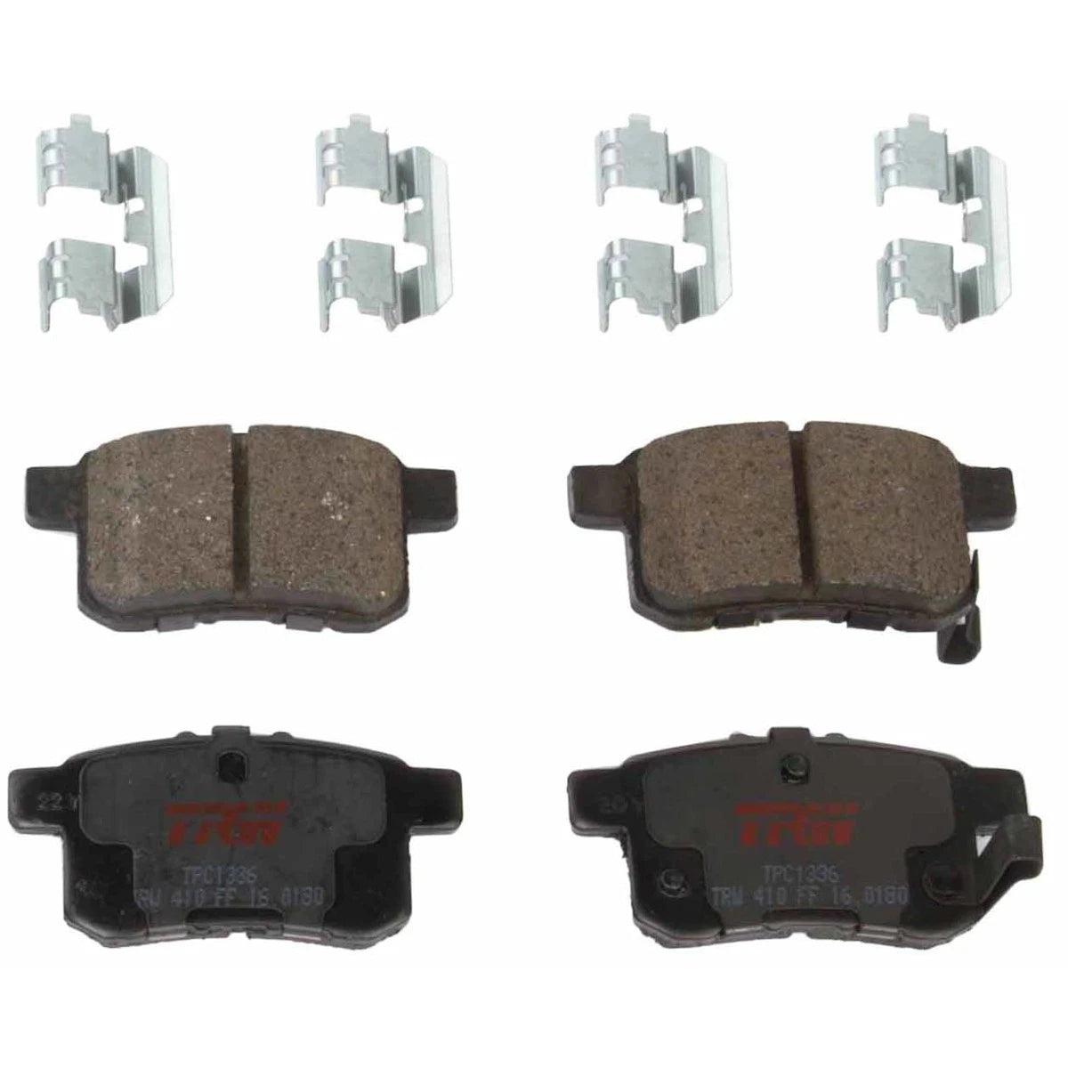 2X Brake Pad Set Rear for Acura TSX Honda Accord (2008–2010) TXC1336