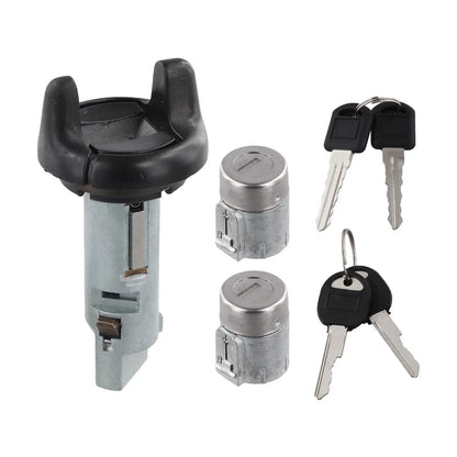 Set of 4 Door Lock Cylinders and Keys for Chevy GMC (702671, 702674)