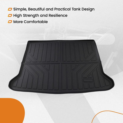 Trunk Cargo Liner Mat for Mazda CX-30 (2020–2025) TPE All Weather Black