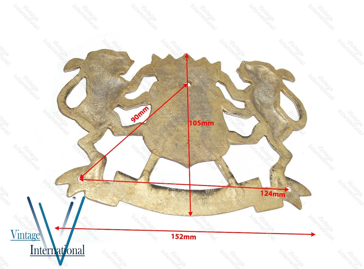 Rear License Plate Lion Badge for Royal Enfield (Compatible)