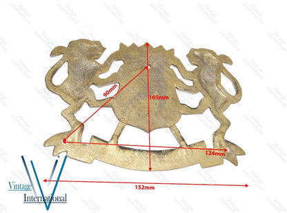 Rear License Plate Lion Badge for Royal Enfield (Compatible)