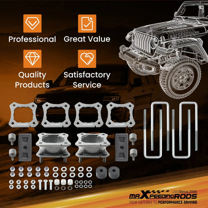 3" Front 2" Rear Leveling Lift Kit for Toyota Tundra (2007–2021)