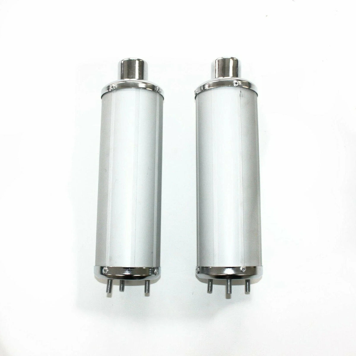 310mm Twin Exhaust Mufflers for 110 125cc Quad Dirt Bike ATV Dune Buggy