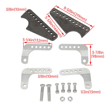 Coil Over Shock Mount Kit for 3" Axle Tubes (Adjustable)