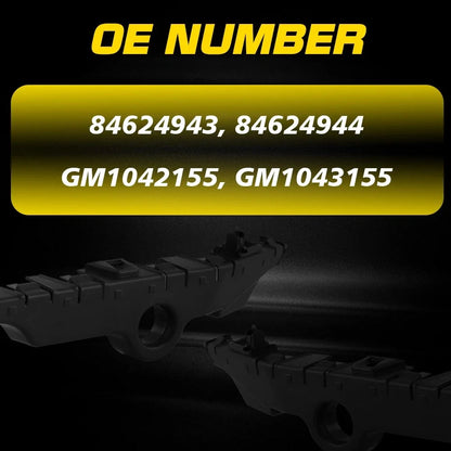 2X Front Bumper Cover Support Brackets for Chevy Silverado 1500 (2019–2022)