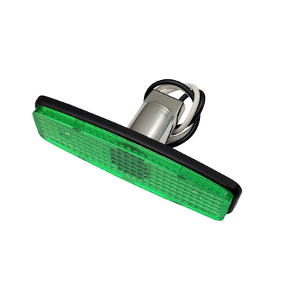 2X Green Rectangle JDM Side Marker Lights for Trailer RV Truck (M19G)