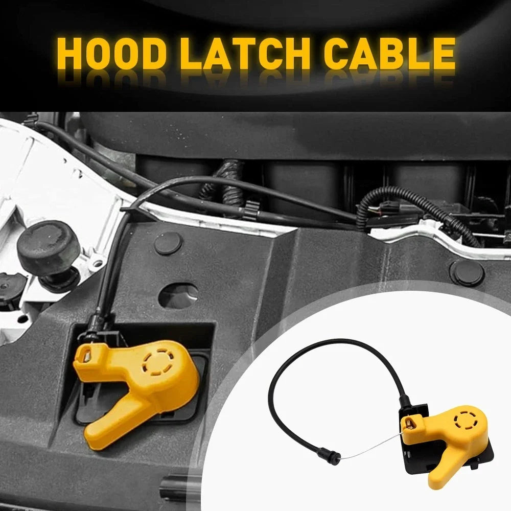 Hood Latch Release Pull Handle Cable Lever for Ford Focus (2012–2018) BM5116A770AC