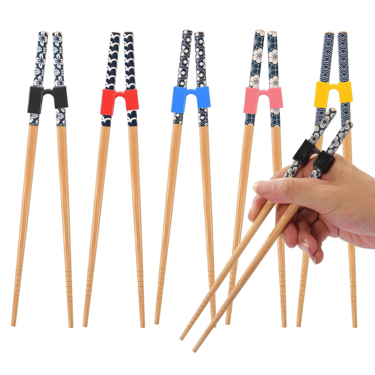5 Pairs Training Chopsticks for Adults (Sanrio Style)