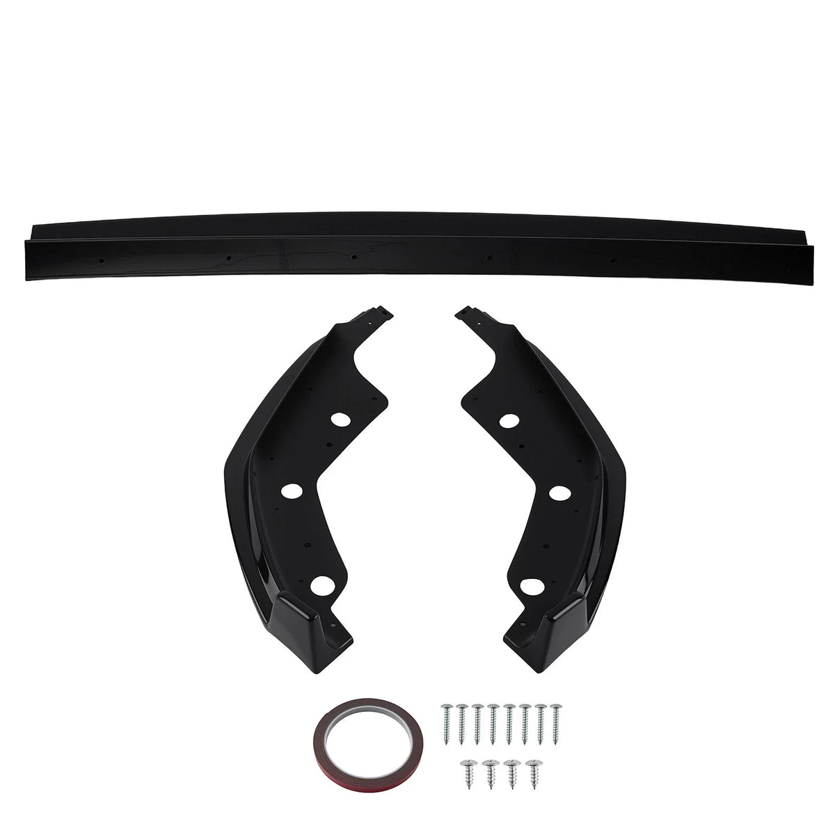 Bumper Lip Spoiler Kit for BMW G20 G21 330i M Sport (2019–2021) Black
