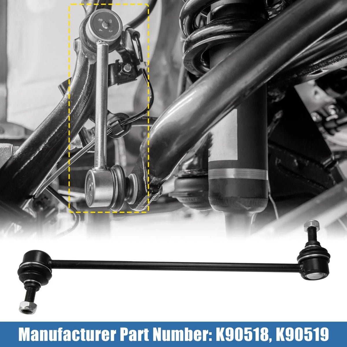 2pcs Front Sway Bar Links K90518 K90519 for Toyota Sienna 