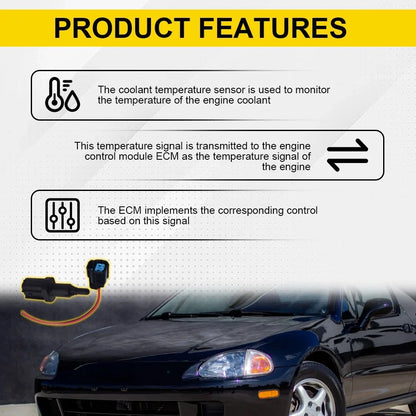Inlet Air Temperature Sensor w/Connector for Honda Del Sol (1996–1997) 37880P2A004 H