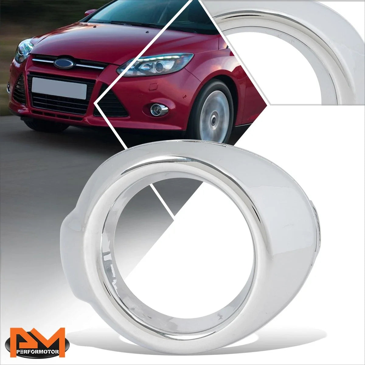 Fog Lamp Bezel Chrome for Ford Focus SE SEL (2012–2014)