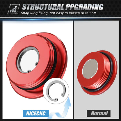 Magnetic Oil Drain Plug Cap for Honda CRF450R CRF450RX CRF450X (2017–2024)