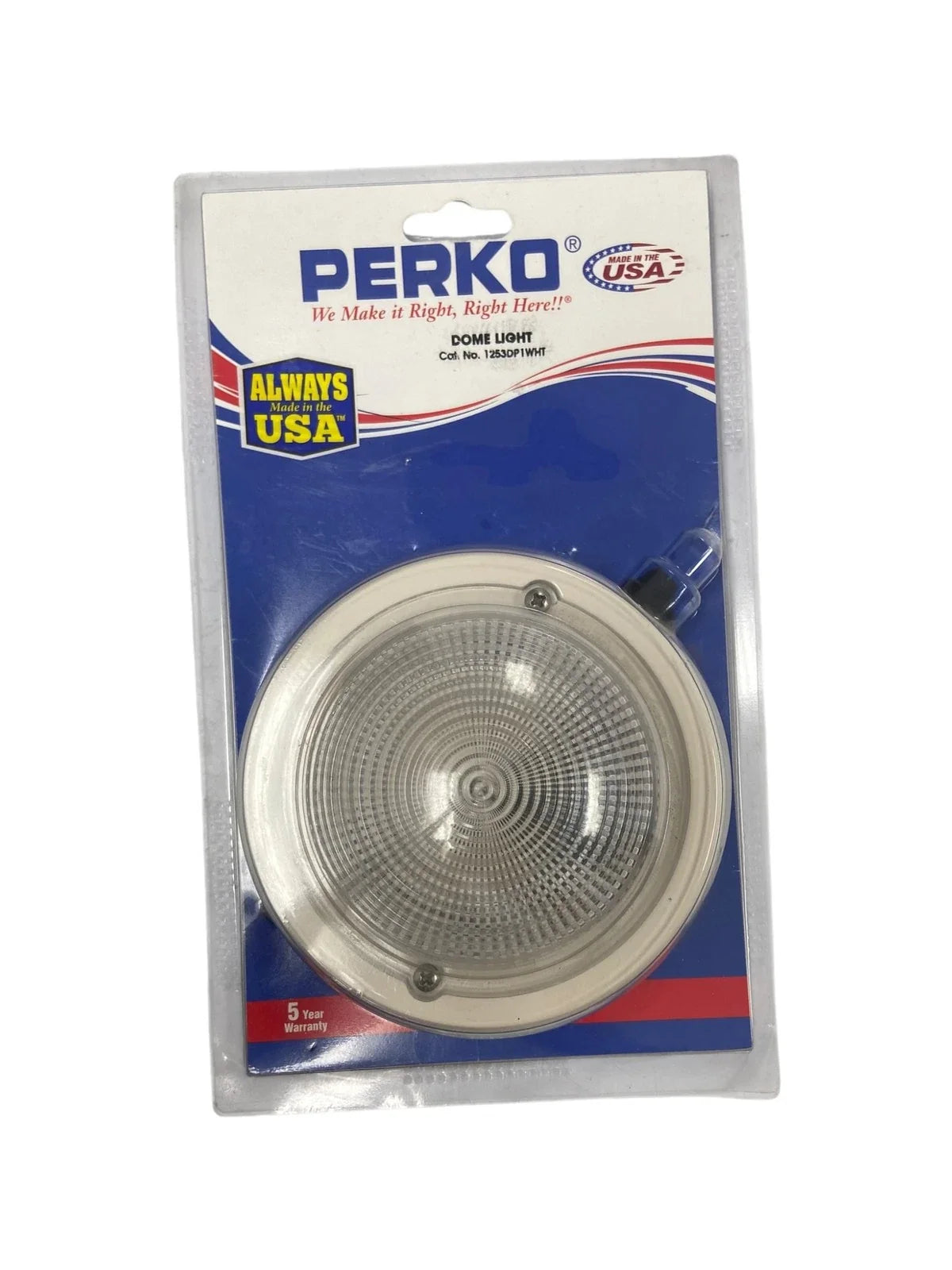 Dome Light for Perko 1253DP1WHT (Exterior Surface Mount, 5in Diameter)
