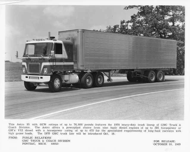 Factory Press Photo for GMC Astro 95 Truck (1970)