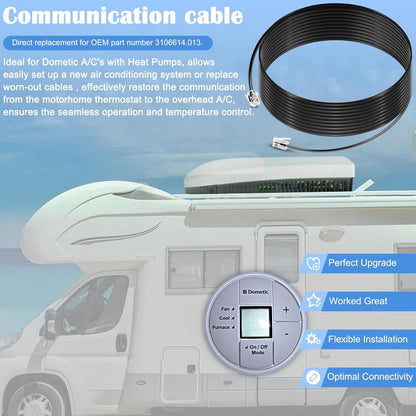 18’ Air Conditioner Communication Cable for Dometic RV Heat Pumps (For00683)