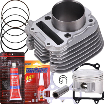 Top End Kit Cylinder Piston Gasket for Yamaha Moto 4 YFM250 (1989–1991)