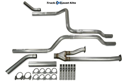 2.5" Dual Exhaust Kit for Toyota Tundra (2014–2021) No Muffler Corner Exit