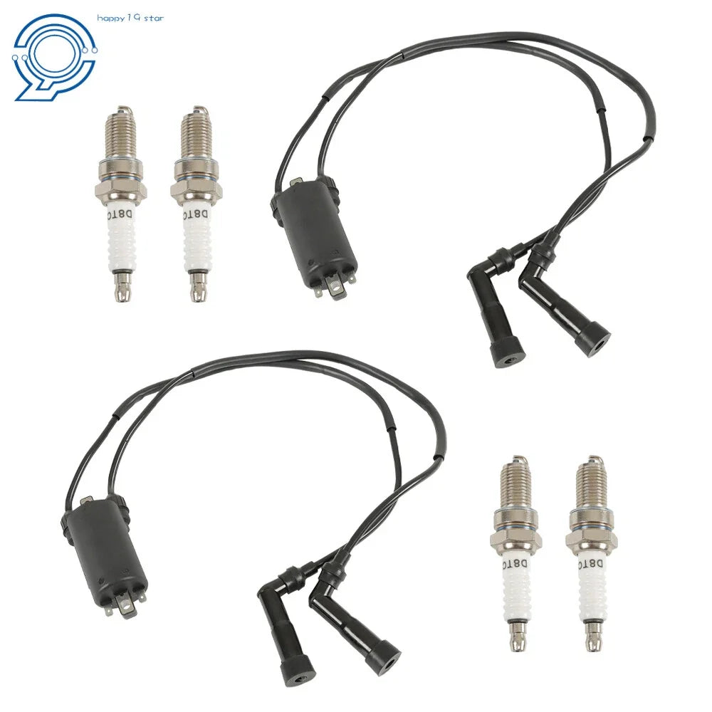 Ignition Coil & Spark Plug Set for Honda Goldwing 1100 1200 CB650 CB750C (1975–1987)