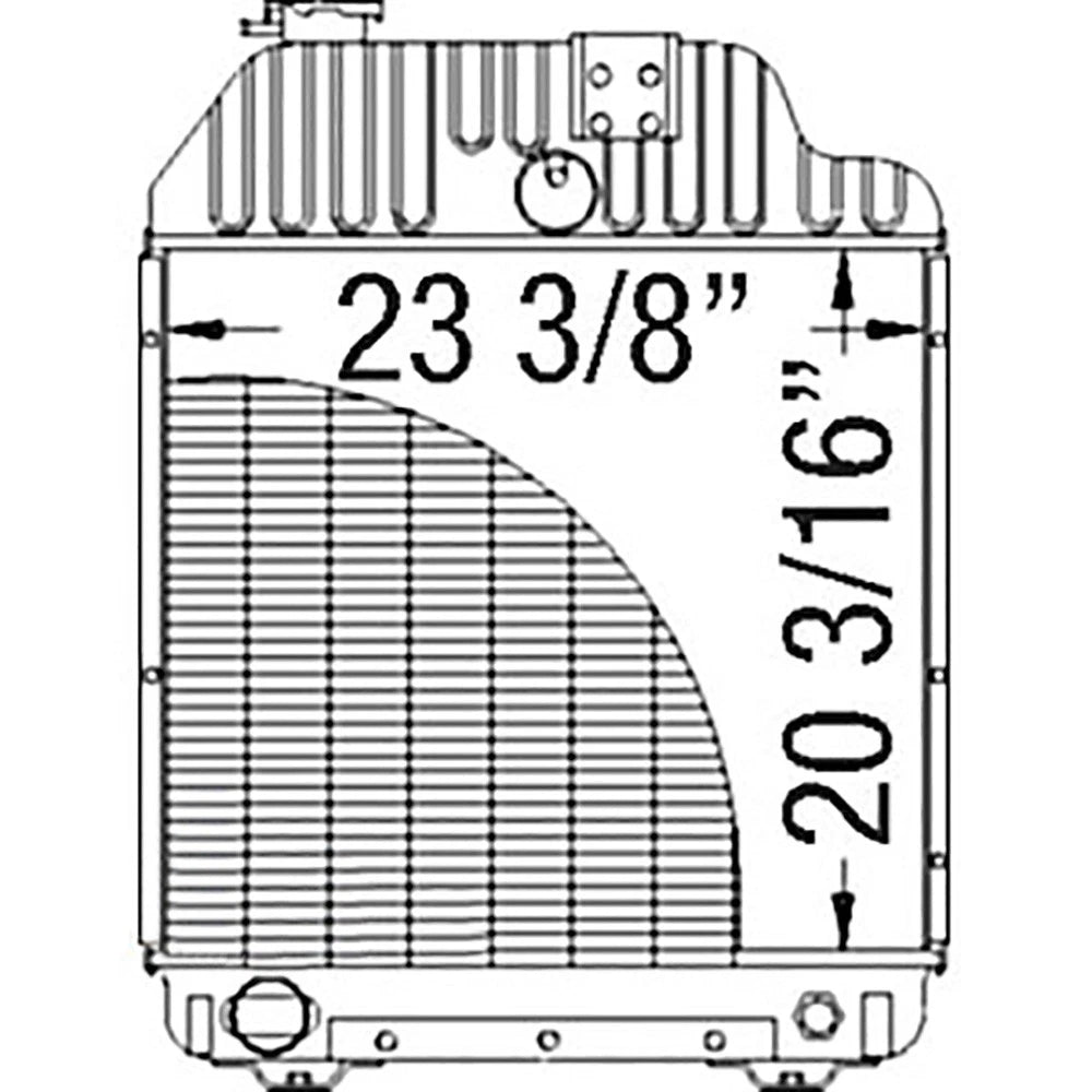 Radiator for 3070 3090 3095 3120 3120T