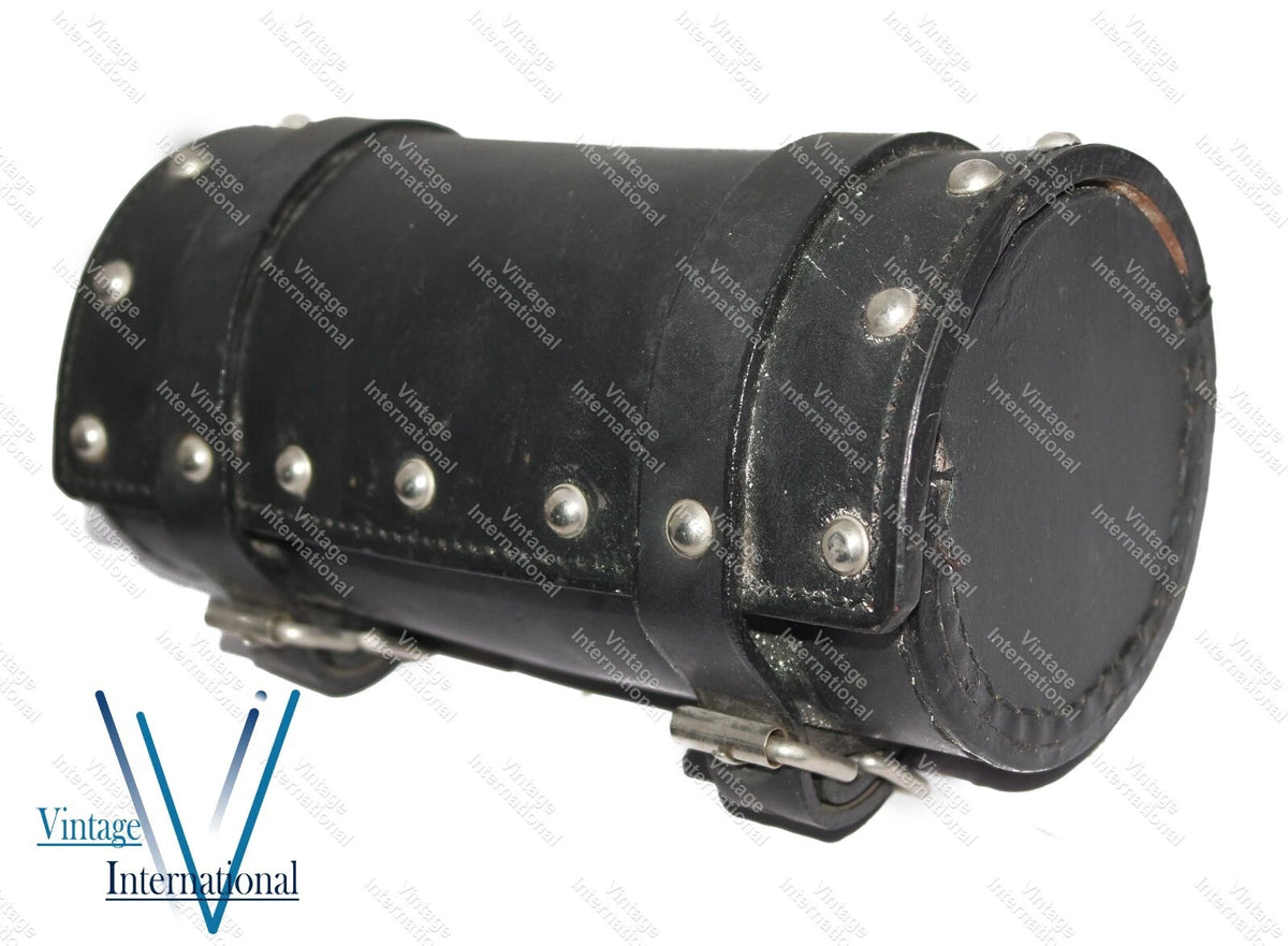 Universal Fork Leatherette Tool Roll for Motorcycle Saddlebag Handlebar