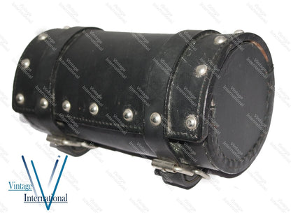 Universal Fork Leatherette Tool Roll for Motorcycle Saddlebag Handlebar