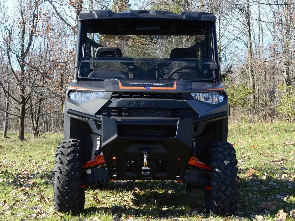 Dark Tinted Half Windshield for Polaris Ranger XP 1000 / Crew (2017–2023)