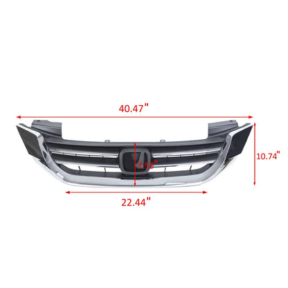 Chrome Front Upper Bumper Radiator Grille for Honda Accord (2013–2015) #HO1200214
