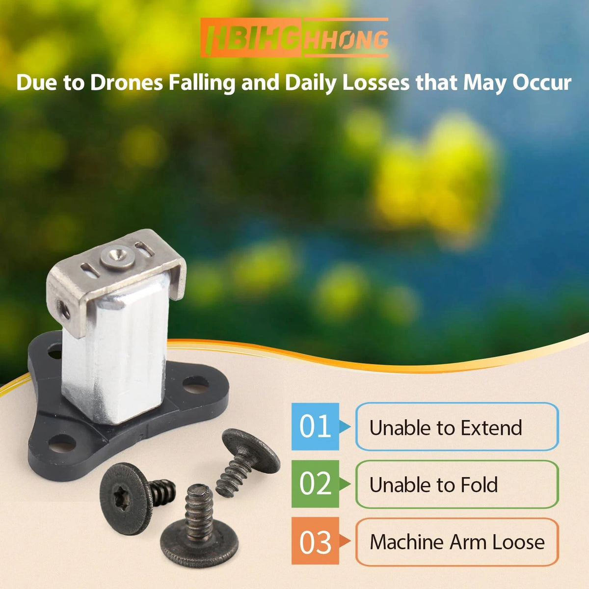 Front Arm Axis Replacement for DJI Mini 5 Pro