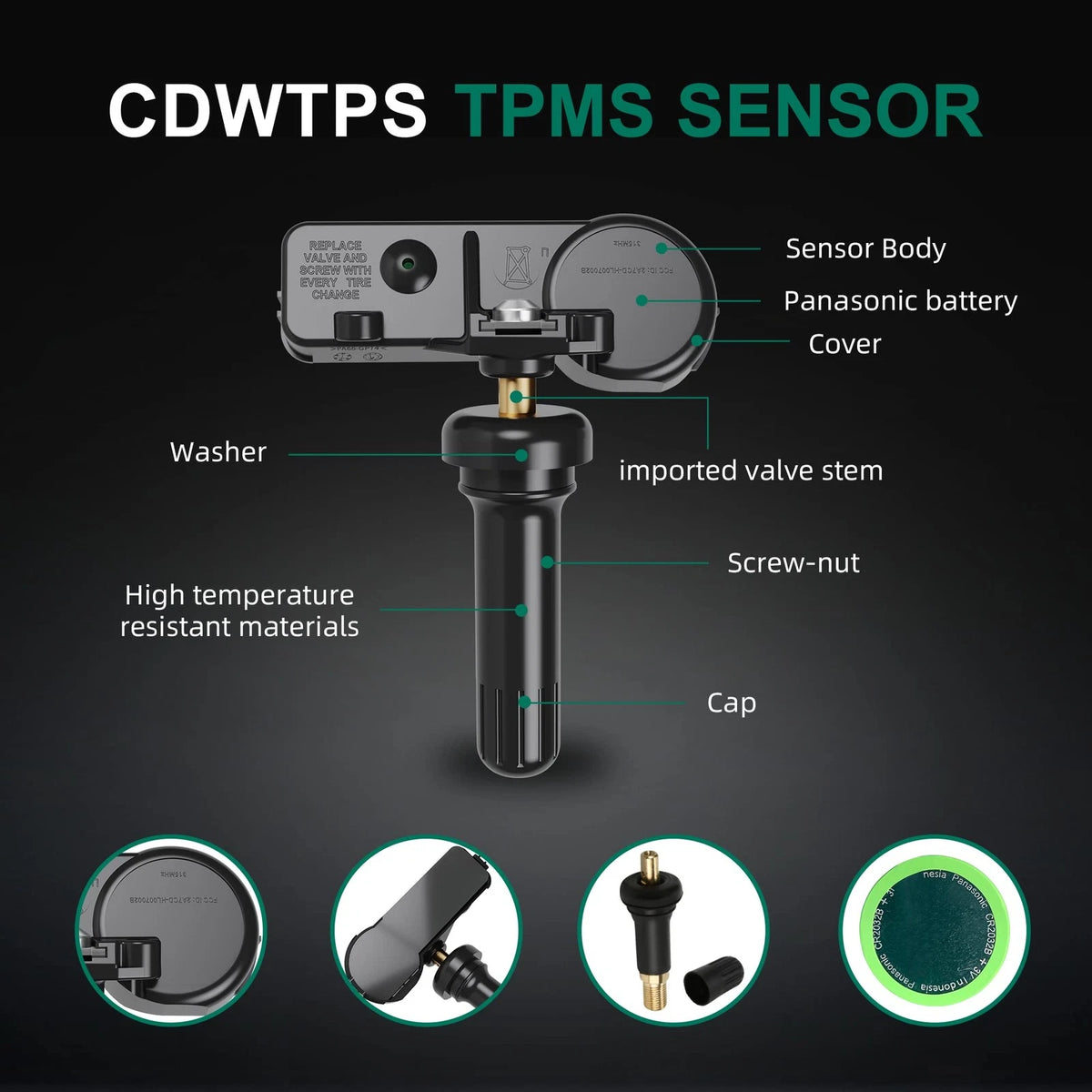 Tire Pressure Sensor for GM (13586335) 315MHZ
