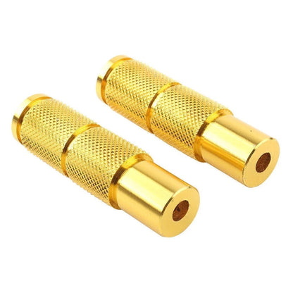 Set of 2 Rear Footpegs for Universal Motorcycle (All Years) - Yellow