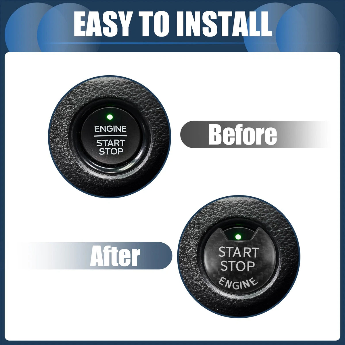 Engine Start Stop Button Cover for Nissan 