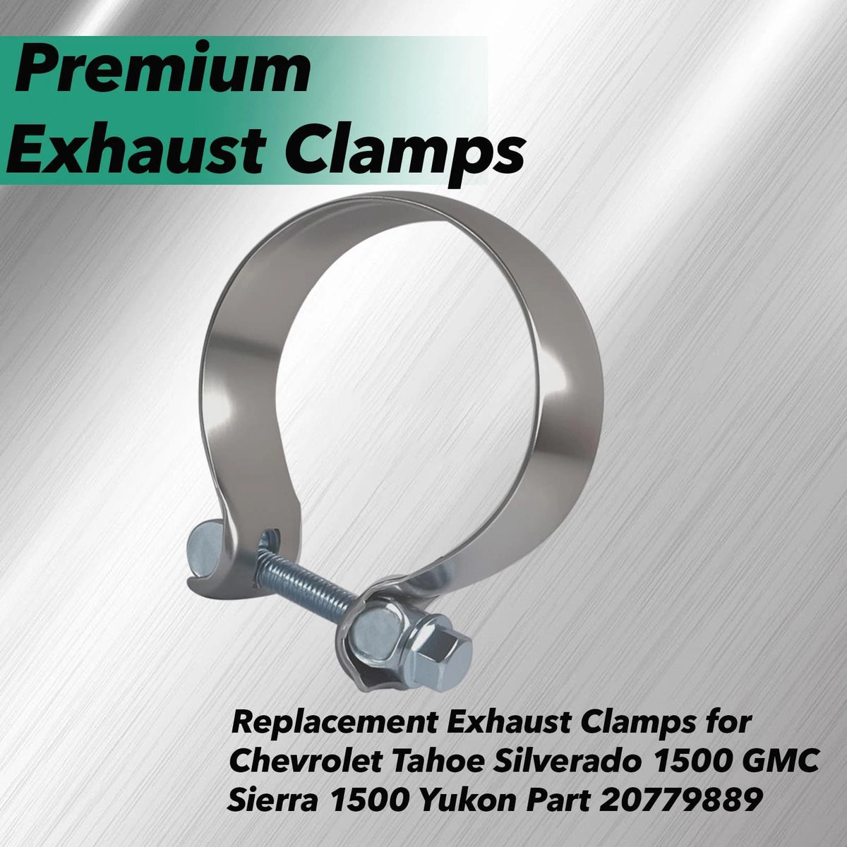 Exhaust Clamp for GMC Sierra Yukon XL Chevrolet Avalanche (2008–2024)